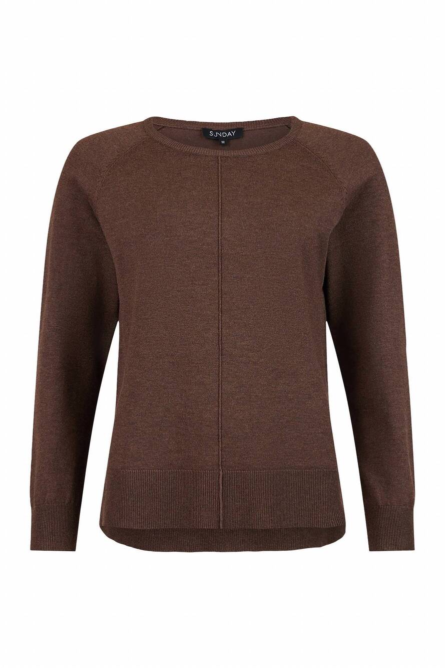 NEW SUNDAY women's edia soft knit jumper in almond